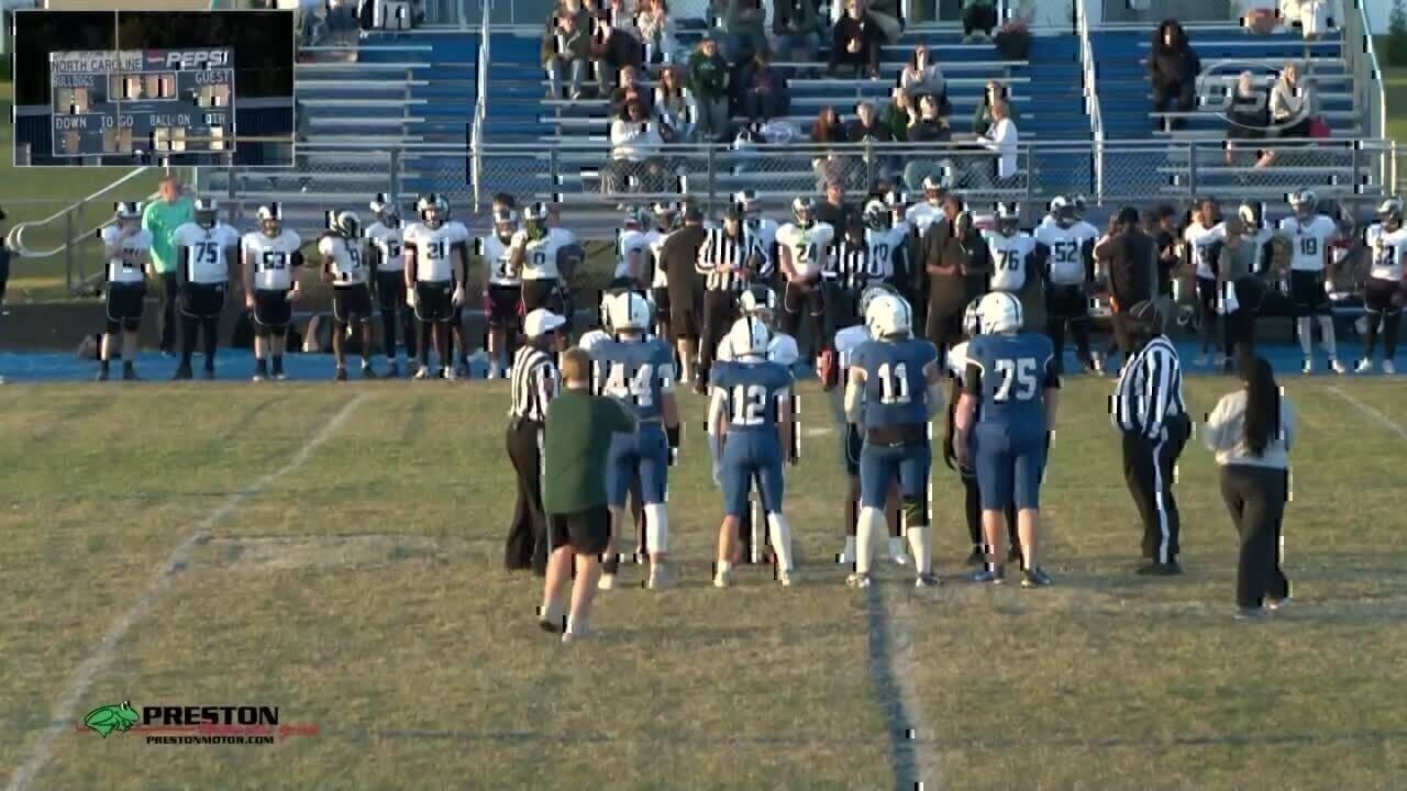 Full Game: Parkside at North Caroline Football